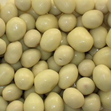 Chocolade Pinda's, wit per 250 gram Chocolade Pinda's, wit per 250 gram