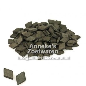Platte Salmiak (Salmiakpastilles) per 200 gram Platte Salmiak (Salmiakpastilles) per 200 gram