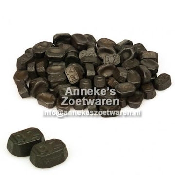 Dubbelzoute, Briquet hard zout per 100 gram Dubbelzoute, Briquet hard zout per 100 gram