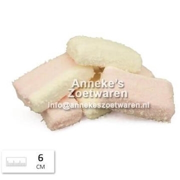 Kokosspek Roze-Wit, Ancienne Coco Rose et Blanc per 100 gram Kokosspek Roze-Wit, Ancienne Coco Rose et Blanc per 100 gram