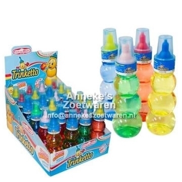 Trinketto, Aardbei Flesjes 70ml per stuk Trinketto, Aardbei Flesjes 70ml per stuk
