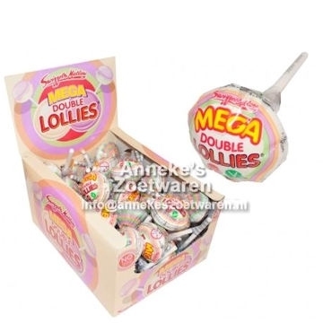 Double Mega Lolly, Swizzels 32 gram per stuk Double Mega Lolly, Swizzels 32 gram per stuk
