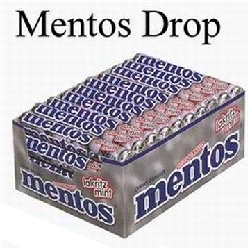 Mentos, Drop per rol Mentos, Drop per rol