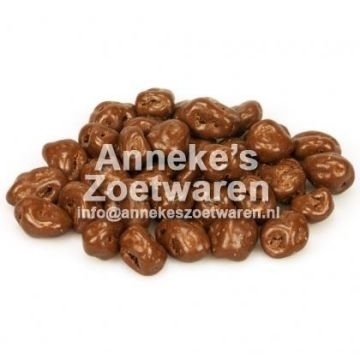Chocolade Jumbo Rozijnen, melk per 250 gram Chocolade Jumbo Rozijnen, melk per 250 gram
