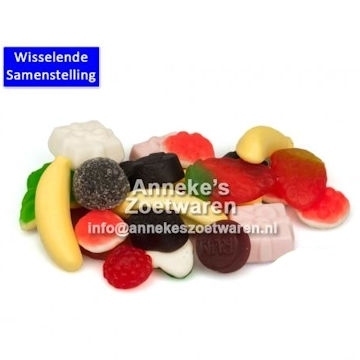 Anneke's Kiddymix (Kindermix zacht gummi) € 2,50/500gram per 500 gram Anneke's Kiddymix (Kindermix zacht gummi) € 2,50/500gram per 500 gram